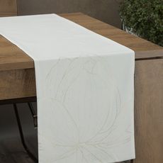 OBRUS BLINK 12 35X180 CM BIELY