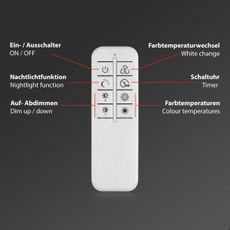 Briloner 3640017 - LED Stmievateľné stropné svietidlo LED/25W/230V 2700-6500K + DO