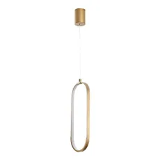 LED závesné svietidlo v zlatej farbe Can – Opviq lights