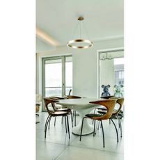 Azzardo AZ5045 - LED Stmievateľný luster na lanku MARCO LED/50W/230V zlatá + DO