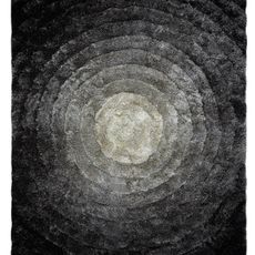 Dywany Łuszczów Kusový koberec Flim 008-B2 Circles grey - 160x220 cm
