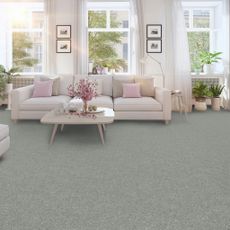 Lano , Metrážny koberec Aura 860, na mieru, šíře 4m,5m, šedá, ab (mriežka), chodba / predsieň