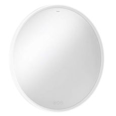 Hansgrohe Xarita S - Zrkadlo s LED osvetlením a vyhrievaním, priemer 70 cm, dotykový senzor, matná biela 54982700