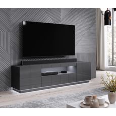 CAMA MEBLE Reja tv stolík grafit lesk