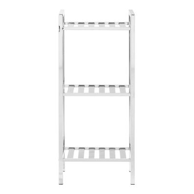 Kúpeľňový regál v striebornej farbe 33x73 cm – Premier Housewares