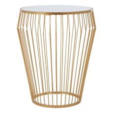 Okrúhly odkladací stolík so sklenenou doskou ø 45 cm Avantis – Premier Housewares