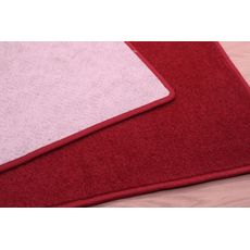 Spoltex , Kusový koberec Eton červený 15 štvorec, 400x400, červená, kuchyňa