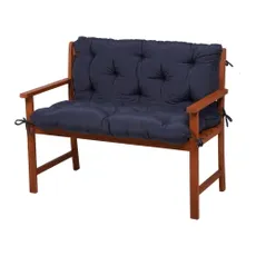 Tmavomodré záhradné sedáky v súprave 2 ks - na lavicu 50x100 cm Selby – Sun Garden