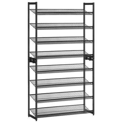 Boxxx REGÁL NA TOPÁNKY, čierna, 92.5/163.5/30.7 cm