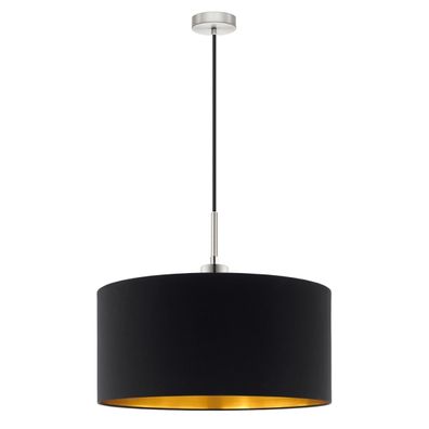 Eglo - LED  Luster na lanku TUNJA 1xE27/60W/230V čierna