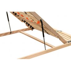 - Pružný lamelový rošt s výklopom od nôh na piesty LOEN 200x90 cm