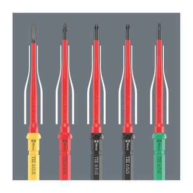 Wera 006640 Vymeniteľné skrutkovacie nože VDE Kraftform Kompakt Turbo i 1 TIE (sada 16 dielov)