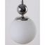 Závesné svietidlo v striebornej farbe so skleneným tienidlom ø 15 cm Marble – Squid Lighting