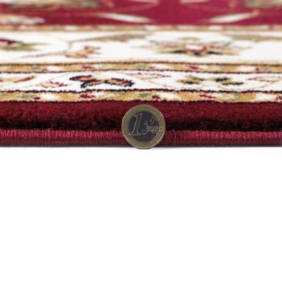 Flair Rugs , Kusový koberec Sincerity Royale Sherborne Red kruh, 133x133 (priemer) kruh, červená, kancelária