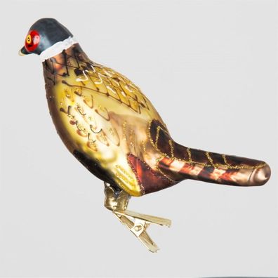 Sklenená ručne vyrobená vianočná ozdoba 18,5 cm Bird – Sass & Belle