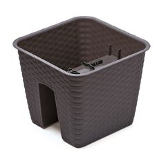 Prosperplast Truhlík na zábradlie Ratona antracit 28 cm