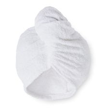 Biele rýchloschnúce bavlnené uteráky na vlasy v súprave 2 ks 20x13 cm Quick Dry – Catherine Lansfield