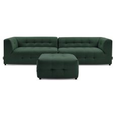 Tmavozelená pohovka 324 cm Kleber - Bobochic Paris