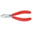 Bočné frézy na elektroniku 115 mm KNIPEX 77 01 115 - leštená hlava, plastové puzdrá