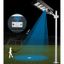 LED Solárna pouličná lampa so senzorom LED/240W/6V 6500K IP65 + diaľkové ovládanie