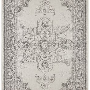 NORTHRUGS - Hanse Home koberce Kusový koberec Twin Supreme 104136 Grey / Cream – na von aj na doma - 120x170 cm