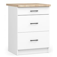 Kuchynská skrinka OLIVIA S60 - biela