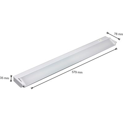 LED Podlinkové svietidlo LED/10W/230V biela