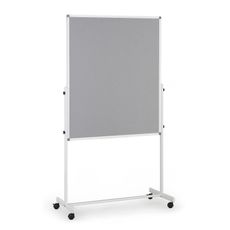 Mobilná tabuľa, flipchart, kombinovaný povrch, 1200 x 1000 mm
