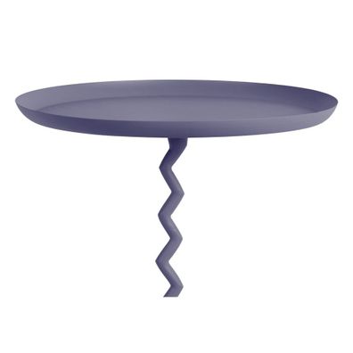 Kovový okrúhly odkladací stolík ø 44 cm Zig Zag – Leitmotiv