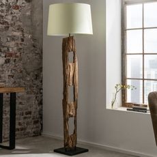 Stojacia lampa Barracuda 177 cm biela