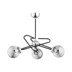 Luster na tyči SAGITO 3xE14/10W/230V chróm