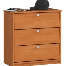 Ak furniture Skriňa na topánky Mini 60 cm - 3 dvierka jelša