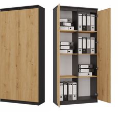 TP Living Regál Hemn RS-80 antracit/dub artisan