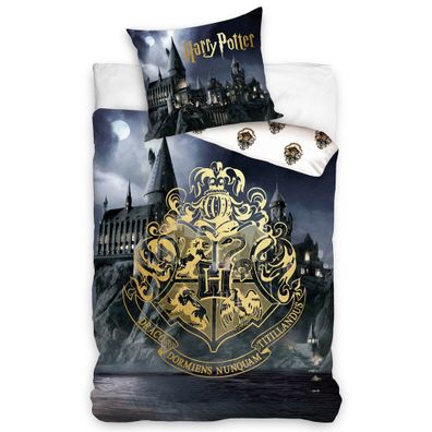 Carbotex Bavlnené obliečky Harry Potter Cesta do Rokfortu, 140 x 200 cm, 70 x 90 cm
