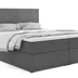 Posteľ Boxspring Mizuri, 200x160, sivá (Mono 247)