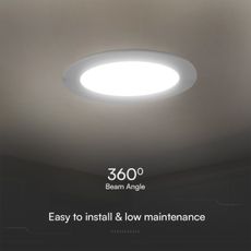 LED Podhľadové svietidlo SAMSUNG CHIP LED/24W/230V 3000K pr. 29,4 cm biela