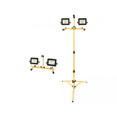 Reflektor LED, 2x2700lm, so stojanom 180cm