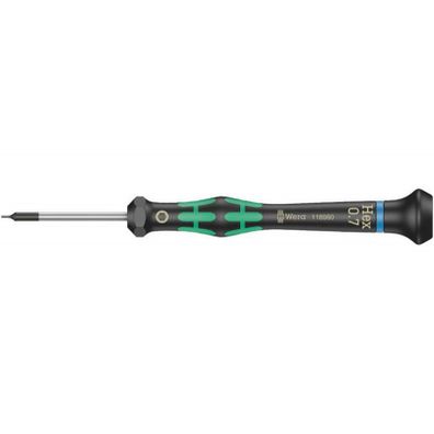 Wera 118060 Šesťhranný skrutkovač 0,7x40 mm na použitie v elektronike Kraftform Micro typ 2054