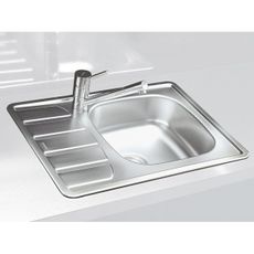 ALVEUS 1098940 - Kuchynský drez ZOOM 61,5x50 cm satin, na hornú montáž
