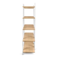 Biela knižnica TemaHome Wind Oak