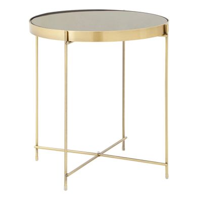 Sklenený okrúhly odkladací stolík ø 43 cm Allure – Premier Housewares