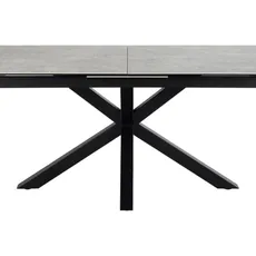 Actona Jídelní rozkládací stůl Heaven 168/210 cm šedý/černý