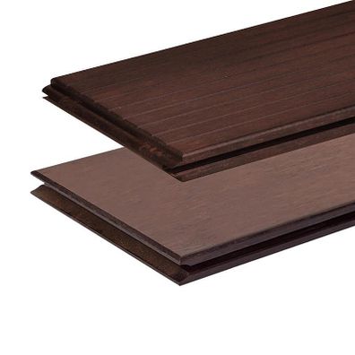 Terasové dosky TMAVÝ BAMBUS 20 × 137 × 1850 mm | jemne rýh. / hladká | drážka
