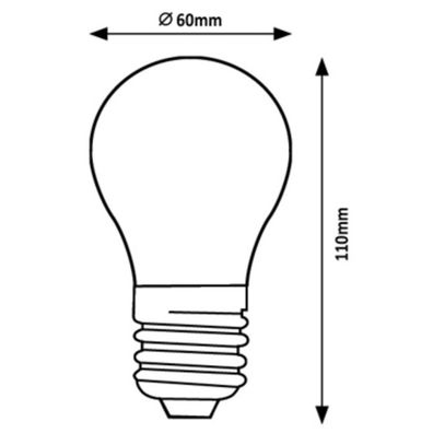Rabalux 79017 - LED Žiarovka FILAMENT A60 E27/4W/230V 3000K