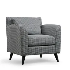 Hanah Home Křeslo Nordic II šedobílé
