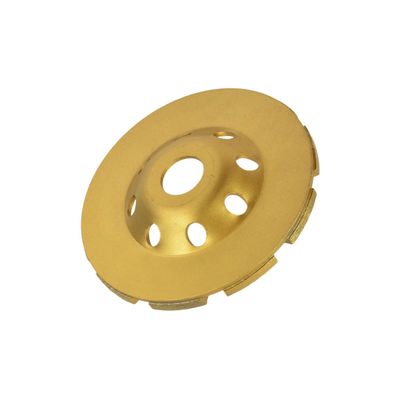 Kotúč diamantový hrnčekový brúsny dvojradový GEKO, 125x5x22,23mm