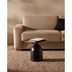 Kovový okrúhly odkladací stolík ø 52 cm Liuva – Kave Home