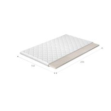 NABBI Linez 160 obojstranný penový matrac (topper) latex / látka