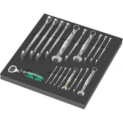 Wera 150121 Kľúče Joker 6003 6 ÷ 24 mm typ 9731 v penovej vložke, sada 1 (sada 19 dielov)