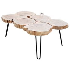 Estila Štýlový jedinečný konferenčný stolík Terra II 115cm